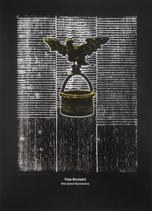On The Rabble, Thus Spoke Zarathustra, 2024 (drzeworyt i sitodruk) autorstwa Guilherme Pontes