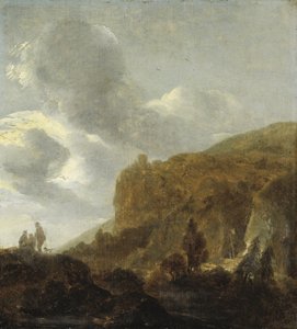 Górzysty krajobraz autorstwa Guillam Du Bois