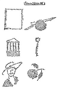 Kaligram, wiersz, 9 lutego 1915