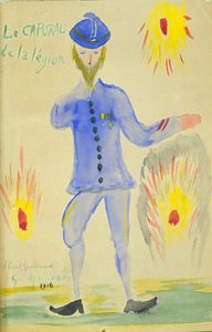 Kapral legionu, 1916 autorstwa Guillaume Apollinaire