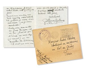 List do Andre Bretona, 1918 autorstwa Guillaume Apollinaire