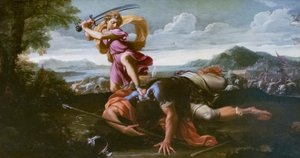 Dawid i Goliat, koniec lat pięćdziesiątych XVII wieku (olej na płótnie)