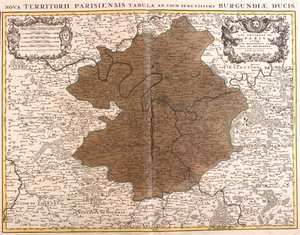 Paryż, Francja autorstwa Guillaume Delisle