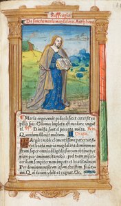 Drukowany Księga Godzin Korzystanie z Rzymu: fol. 109r, Maria Magdalena, 1510.