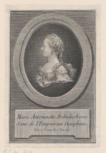 Maria Antonina, księżniczka, 1770. autorstwa Guillaume Phillipe Benoist