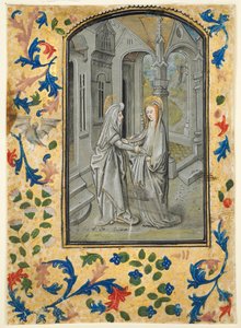 Kartka z Księgi Godzin: Zwiastowanie pasterzom, c. 1470-1480.
