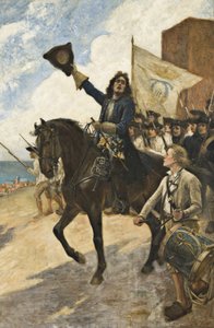 Magnus Stenbock w bitwie pod Helsingborgiem autorstwa Gustaf Cederström