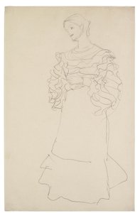 Portret Studium Magdy Mautner-Markhof autorstwa Gustav Klimt
