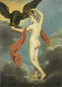 Hebe z Jowiszem w przebraniu orła autorstwa Gustav Adolphe Diez