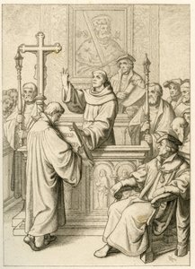 Marcin Luter jest doktorem Pisma Świętego autorstwa Gustav Ferdinand Leopold Konig