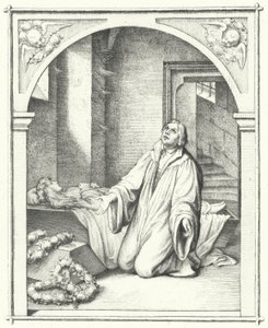 Marcin Luter ze zwłokami córki Magdaleny, 1542