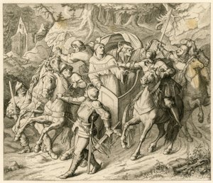 Porwanie Marcina Lutra w drodze powrotnej – 1521 – przez Hauptmanna von Berlepscha i Burkharda Hunda, z powodu bulli ekskomuniki papieża i wyjęcia cesarza spod prawa