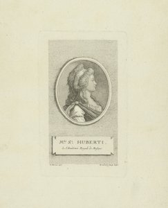 Portret śpiewaczki operowej Antoinette Saint-Huberty 1756-1812, ok. 1930 r. 1790. autorstwa Gustav Georg Endner