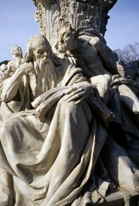 Pomnik Goethego w parku otaczającym Willę Borghese (więcej) autorstwa Gustav Heinrich Eberlein
