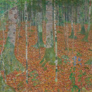 Brzozowy Las autorstwa Gustav Klimt