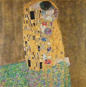 Pocałunek (kochająca para) autorstwa Gustav Klimt