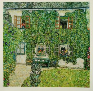 Leśniczówka, Jezioro Attersee autorstwa Gustav Klimt