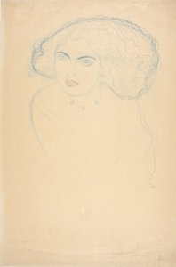 Głowa kobiety, ok. 1916. autorstwa Gustav Klimt