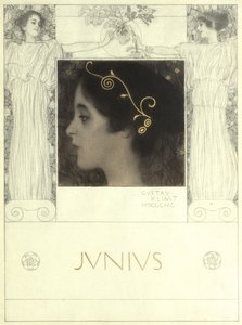 Czerwiec autorstwa Gustav Klimt