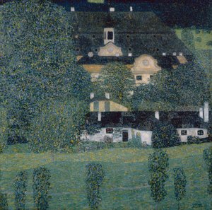 Zamek Kammer nad jeziorem Attersee II autorstwa Gustav Klimt