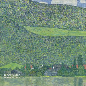 Litzlberg nad Attersee, 1914-1915 autorstwa Gustav Klimt