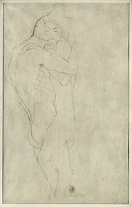 Kochankowie autorstwa Gustav Klimt