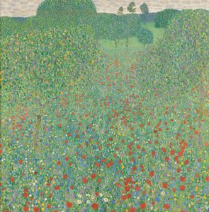Pole maków autorstwa Gustav Klimt