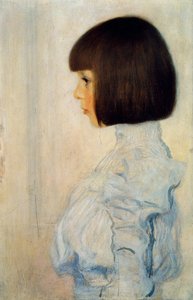 Portret Heleny Klimt, 1898 autorstwa Gustav Klimt