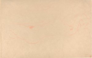 Leżąca kobieta autorstwa Gustav Klimt
