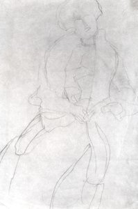 Siedząca kobieta z boa (Adele Bloch-Bauer) autorstwa Gustav Klimt