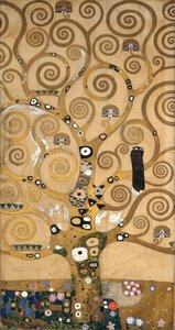Szkice do Fryzu dla Palais Stoclet w Brukseli, Belgia (akwarela i ołówek na papierze) autorstwa Gustav Klimt