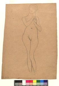Stehender weiblicher Akt autorstwa Gustav Klimt