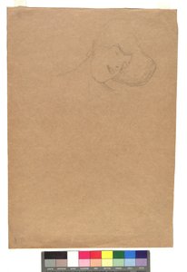 Studie eines weiblichen Kopfes autorstwa Gustav Klimt