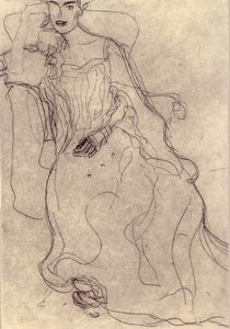 Studium do obrazu Portret Adele Bloch-Bauer I autorstwa Gustav Klimt