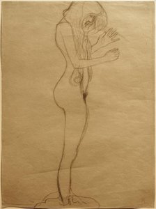 Studium do poezji „we fryzie Beethovena” autorstwa Gustav Klimt