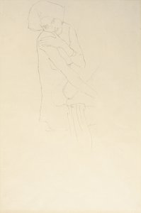 Studium dla Adele Bloch-Bauer II, 1911 autorstwa Gustav Klimt