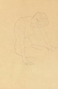 Studium aktu kobiecego, ok. 1908-1909 autorstwa Gustav Klimt