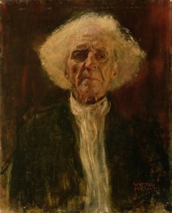 Studium głowy niewidomego mężczyzny autorstwa Gustav Klimt