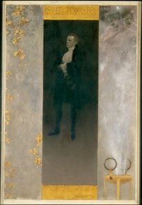 Aktor Josef Lewinsky jako Carlos w "Clavigo" Goethego autorstwa Gustav Klimt