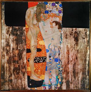 Trzy epoki człowieka autorstwa Gustav Klimt