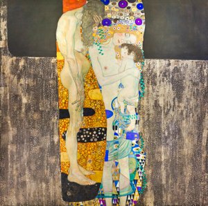 Trzy wieki kobiety autorstwa Gustav Klimt
