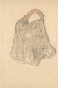 Kobieta siedząca, 1908-1909 autorstwa Gustav Klimt