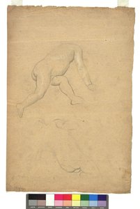 Zwei Studien zu nackten Kinderkörpern autorstwa Gustav Klimt