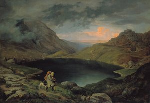 Jezioro w Riesengebirge, 1839