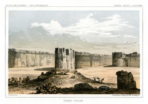 Grand Coulee, Waszyngton, USA, 1856 r. autorstwa Gustav Sohon