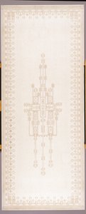 Panel zasłonowy, ok. 1908 (bawełna i len) autorstwa Gustav Stickley