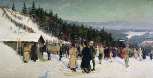 Zawody narciarskie w Fjelkenhill