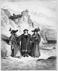 Ostryga i spór - Ostryga i spór - z „Bajek” Jeana de La Fontaine (Lafontaine) (1621-95) - rycina wg Gustave