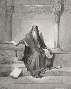 Salomon, ilustracja z "The Holy Bible" Dore