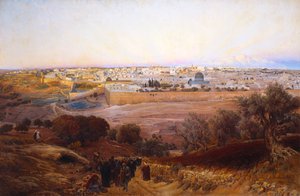 Jerozolima z Góry Oliwnej, 1902